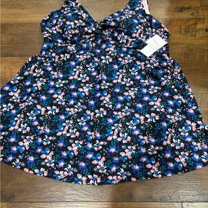 Raisins curve plus size swim dress one piece 20w nwt